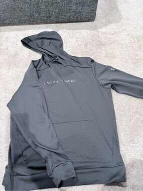Under Armour Black Pullover Hoodie with Logo